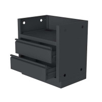 Тумба-основание гриля BILEX-485 с 2-мя выдвижными ящиками черная