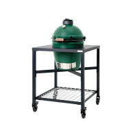 Керамический гриль Big Green Egg M в модульной подставке