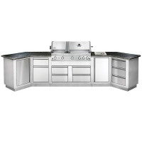 Модульная летняя кухня BBQ Gourmet-400 с грилем NAPOLEON BIPRO-825