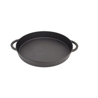 Сковорода чугунная для гриля Big Green Egg XXL/XL/L, круглая, 2 ручки, D360мм