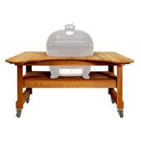 Стол дубовый для Primo Oval 300 (FAMILY), Royal Grills Стол дубовый для Primo Oval 300 (FAMILY), Royal Grills