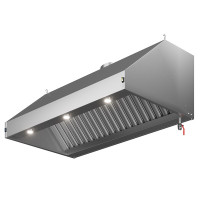 Зонт вытяжной S1 с подсветкой 1200х800х500