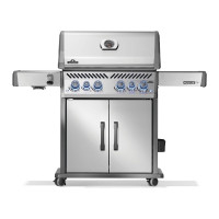 Газовый гриль Napoleon Rogue PRO-S 525 (стальной, с ИК горелкой 3/3)